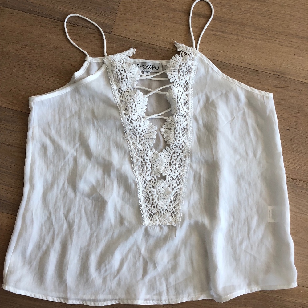 White going out top